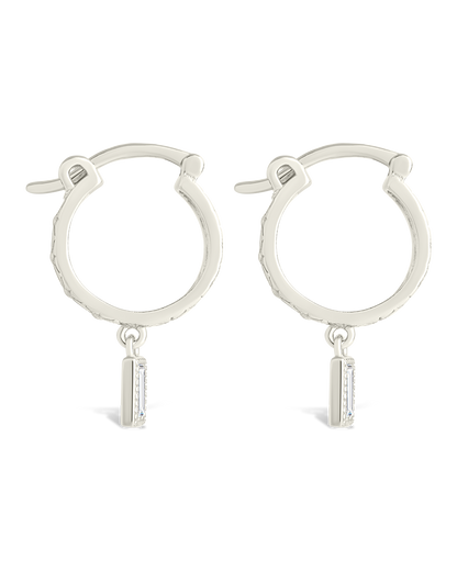 Sterling Silver Oaklyn Micro Hoops