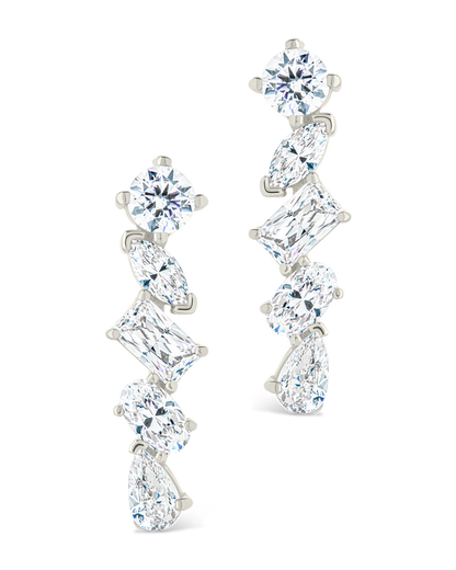 Sterling Silver Blythlyn CZ Studs