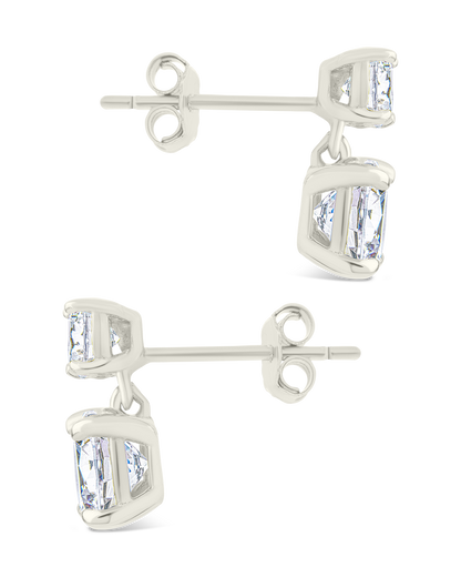 Sterling Silver Galatea Brilliant Cut CZ Studs