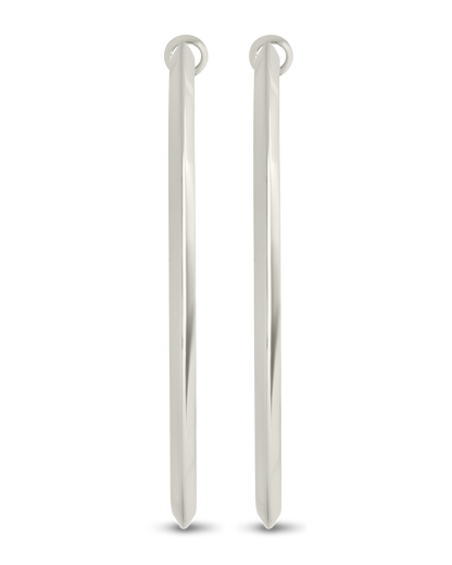 Leona Polished Hoop Earrings