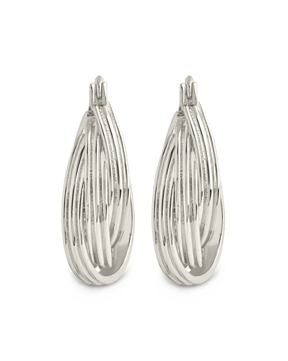 Emery Triple Row Layered Earrings