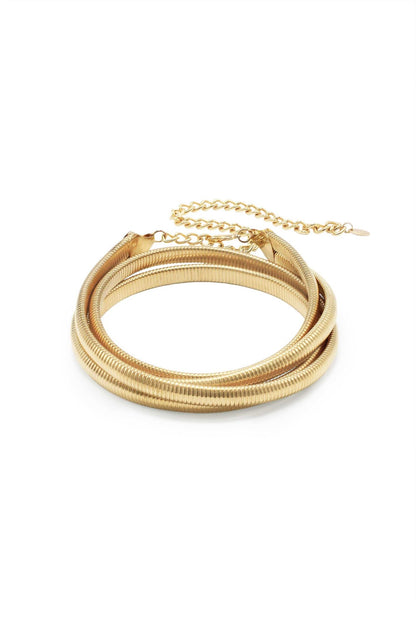 Wrap Around Flex Snake Chain Belt