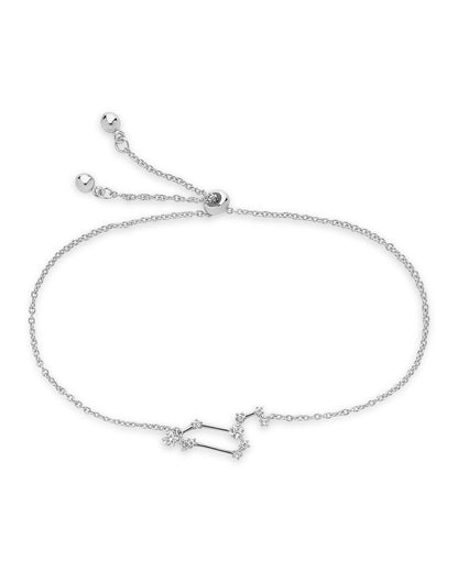 'When Stars Align' Constellation Bracelet Silver Leo (Jul 23 - Aug 22)