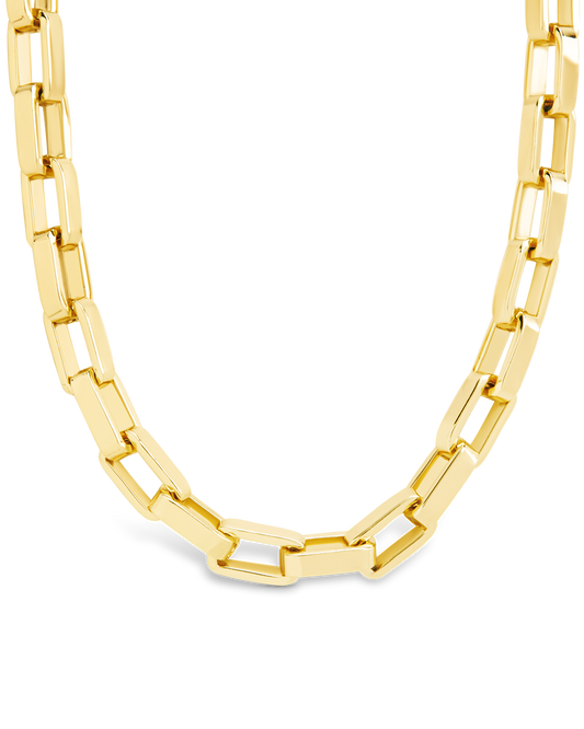 Judith Delicate Chain Link Necklace Gold