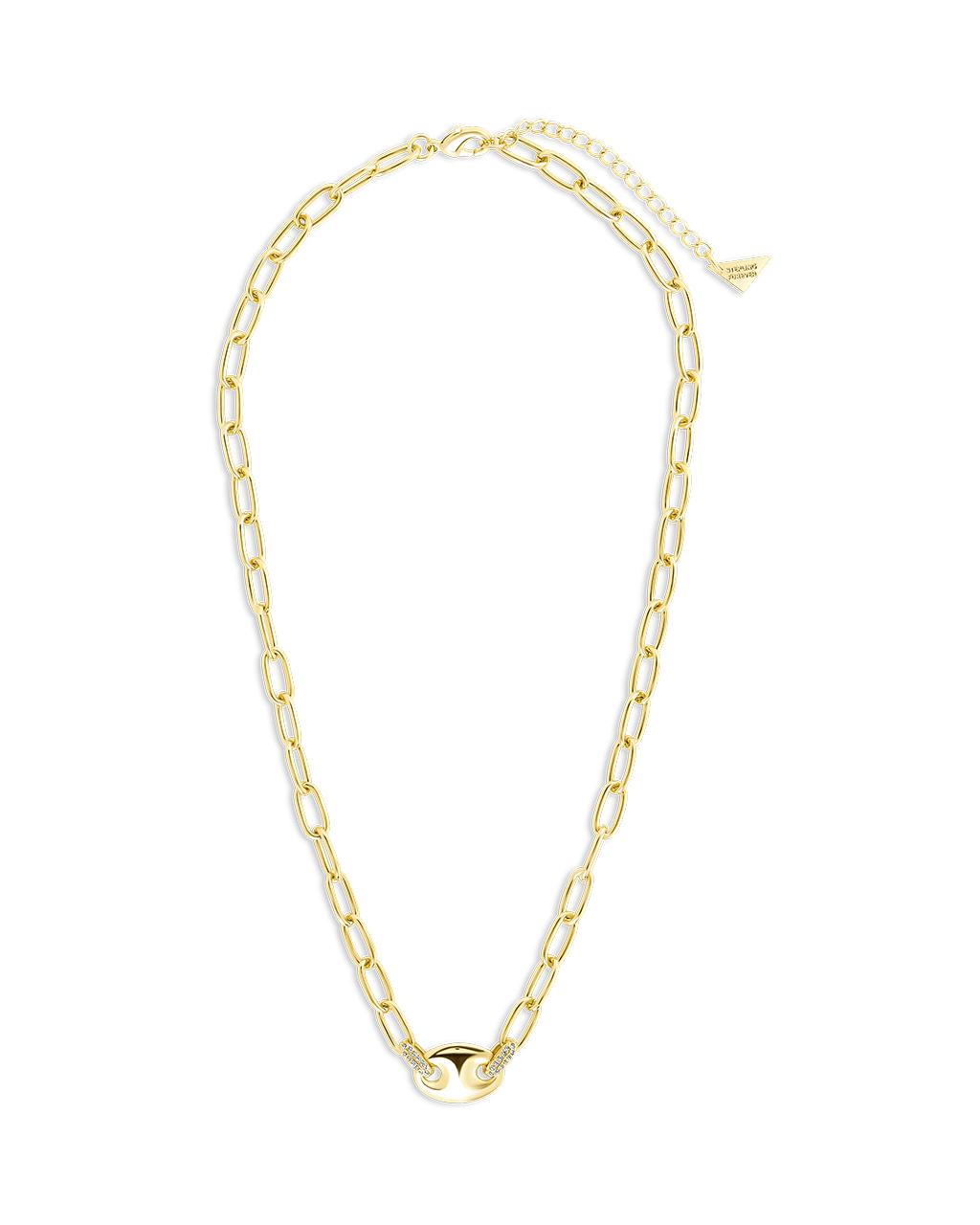Bliss CZ Anchor Chain Necklace