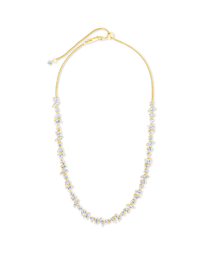 Ellery Adjustable CZ Tennis Necklace
