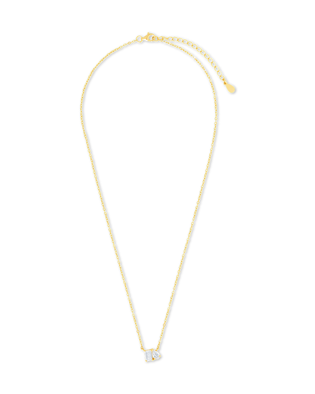 Sterling Silver Guinevere CZ Necklace