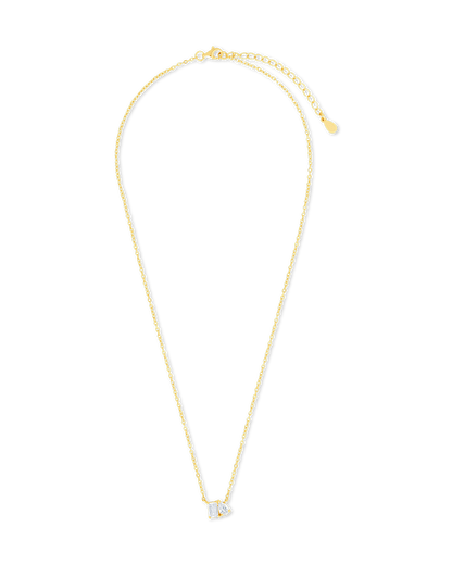Sterling Silver Guinevere CZ Necklace