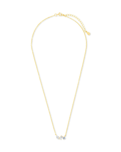 Sterling Silver Trio Cut Pendant