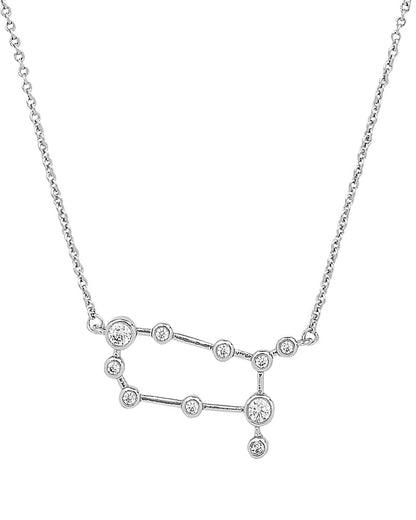 'When Stars Align' Constellation Necklace Silver Gemini (May 21 - Jun 20)