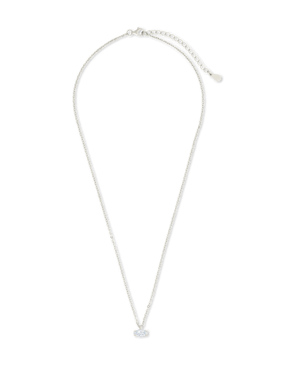 Sterling Silver Marquise Prong Set Pendant