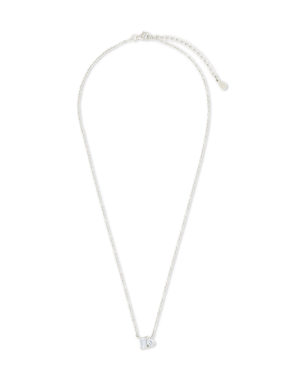 Sterling Silver Guinevere CZ Necklace