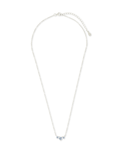 Sterling Silver Robin CZ Necklace