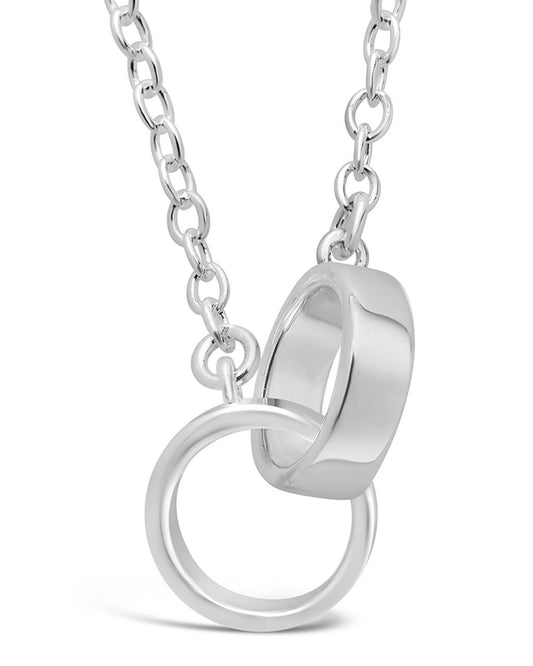 Sterling Silver Amor Necklace Silver