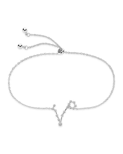'When Stars Align' Constellation Bracelet Silver Pisces (Feb 19 - Mar 20)