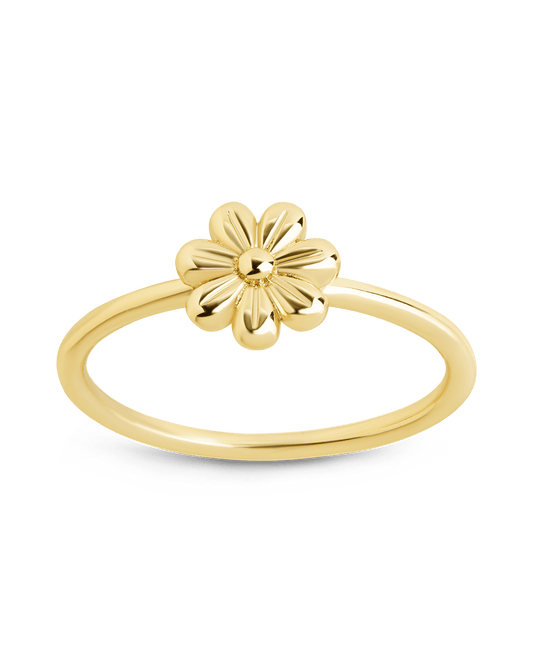 Halley Flower Ring Gold
