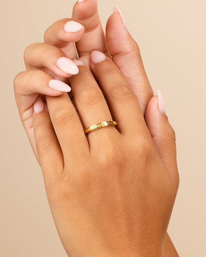 Textured Spinner Ring