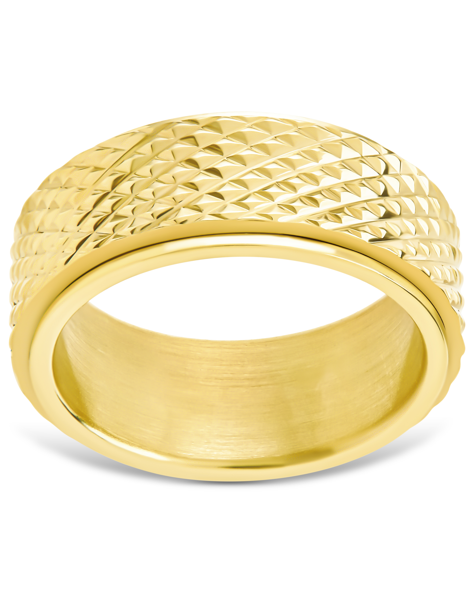 Textured Spinner Ring Shiloh Gold