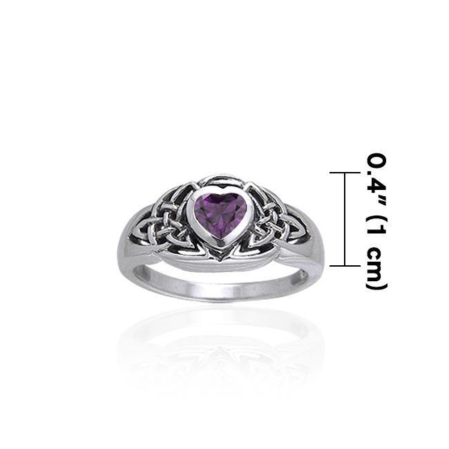 Celtic Knotwork Sterling Silver Ring TRI168