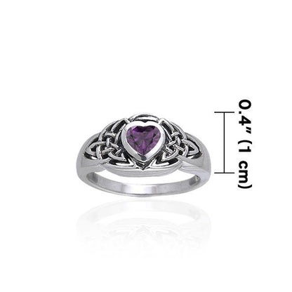 Celtic Knotwork Sterling Silver Ring TRI168