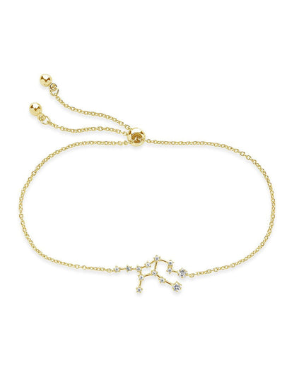 'When Stars Align' Constellation Bracelet Gold Virgo (Aug 23 - Sept 22)