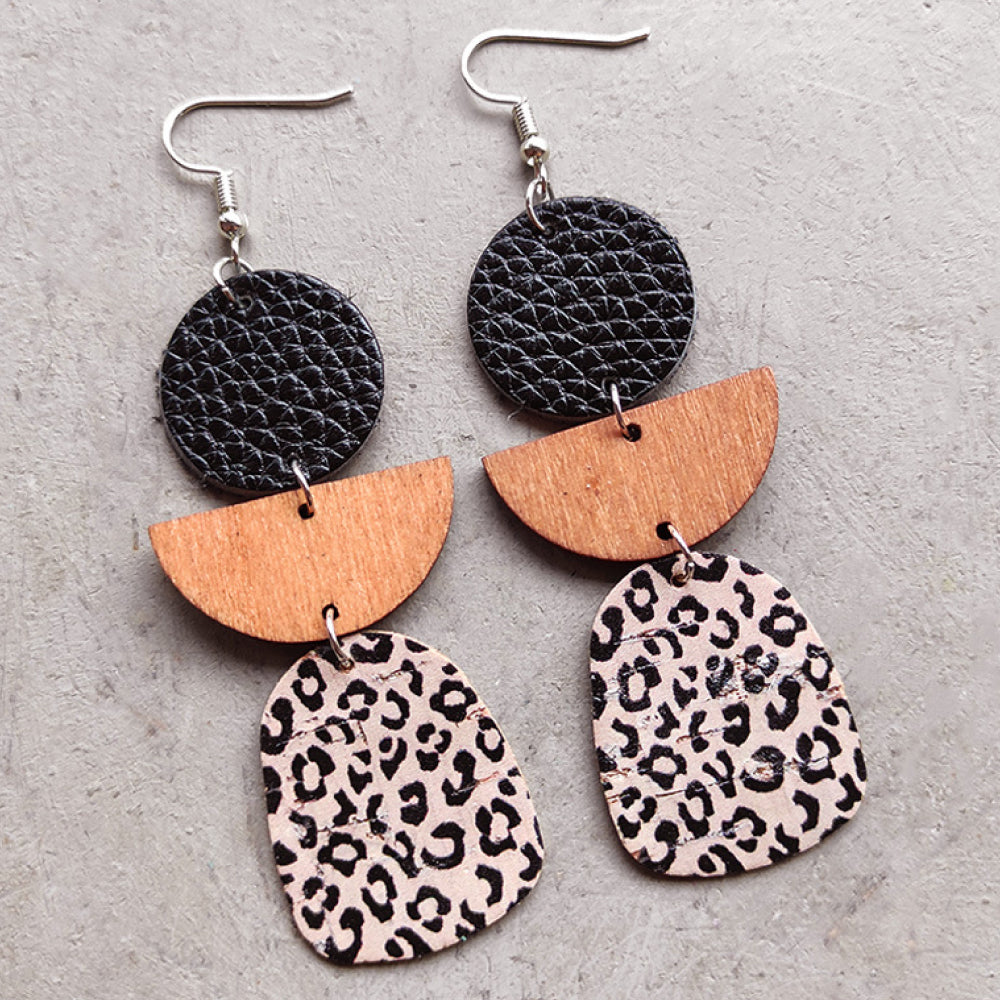 Geometrical Shape Dangle Earrings Style A One Size