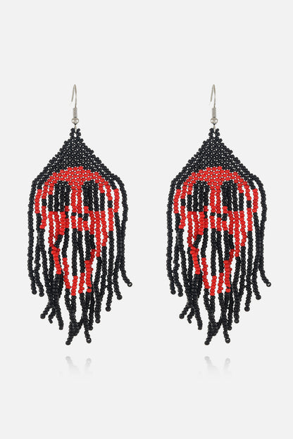 Beaded Dangle Earrings Style B One Size
