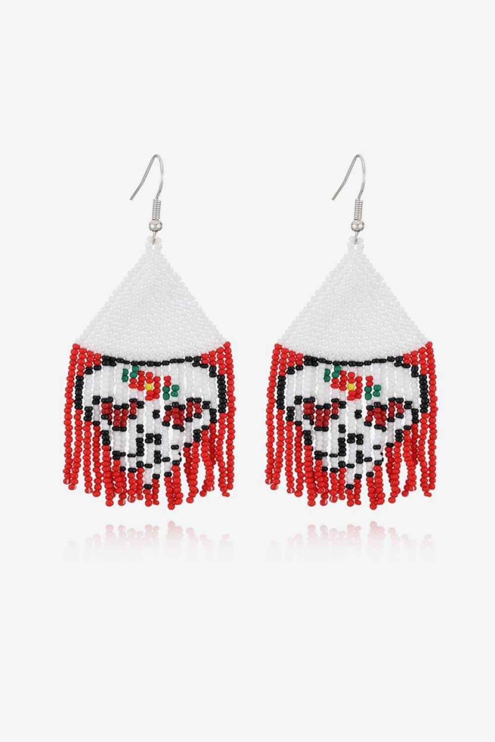 Beaded Dangle Earrings Style D One Size