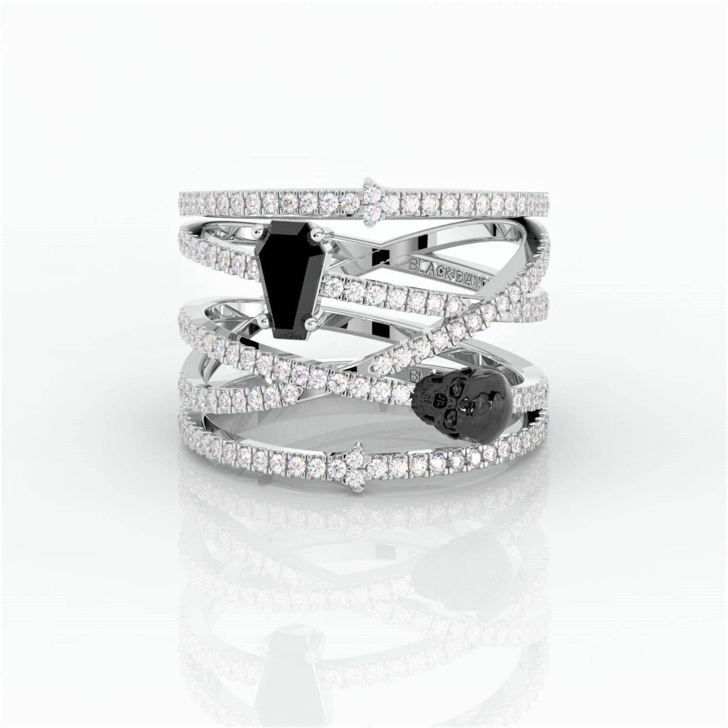 My Other Half- Limited Coffin Shape Diamond Rings