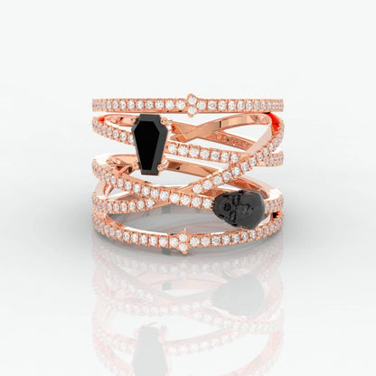 My Other Half- Limited Coffin Shape Diamond Rings