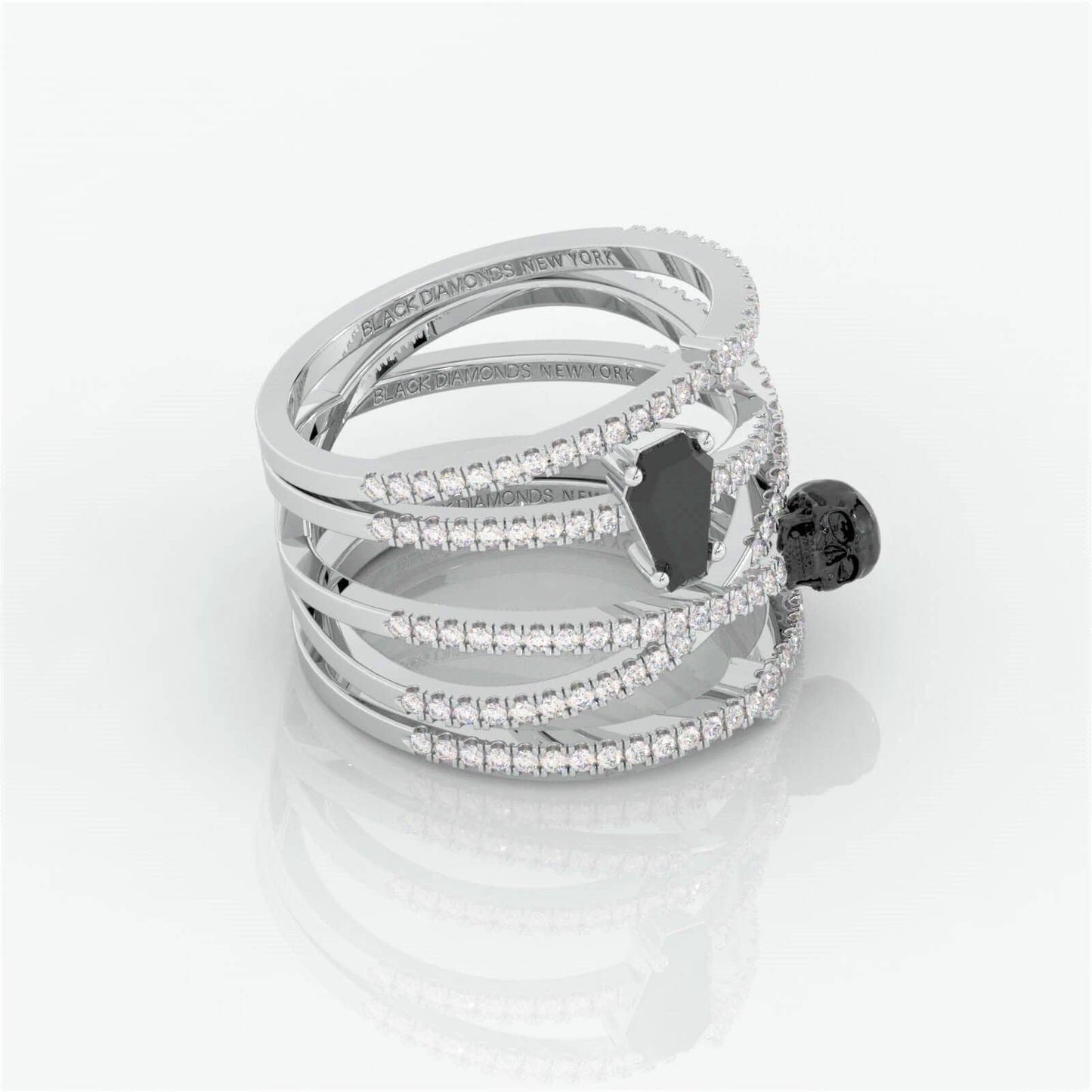 My Other Half- Limited Coffin Shape Diamond Rings